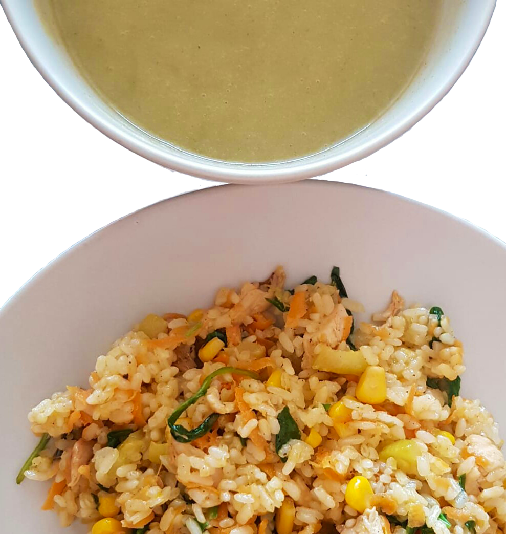 ¡Menú saludable! Crema de Brócoli y arroz integral, un menú saludable