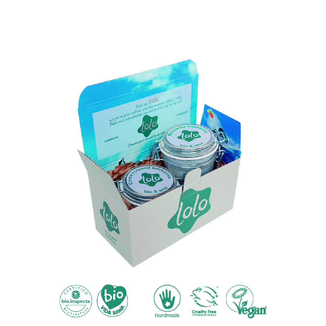 Lolo Bio&Wild, nueva cosmética biomarina natural pack de cosmética biomarina natural