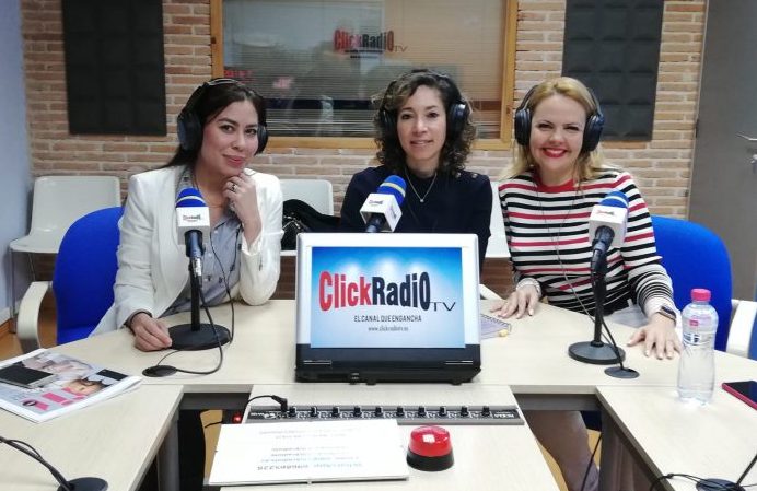 Revista Bfit en el programa de radio “Vida en equilibrio” Lina Palacio Ossa, Antonella Di Campo y Mónica Olavarría en en Click Radio TV