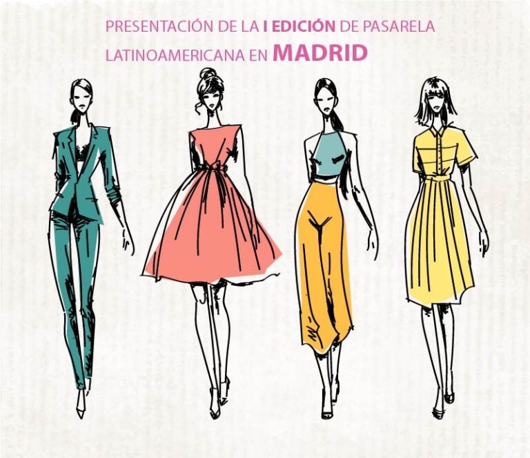 pBoceto de diseños - Pasarela Latinoamericana en Madrid