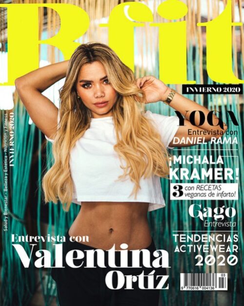 Entrevista a Valentina Ortiz y Gago en la comuna 13 de Medellín Portada Invierno 2020 de la Revista Bfit con Valentina Ortíz