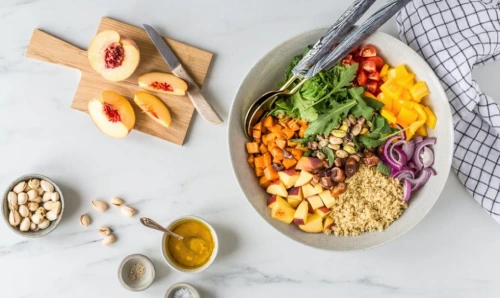 ensalada de colores a la parrilla