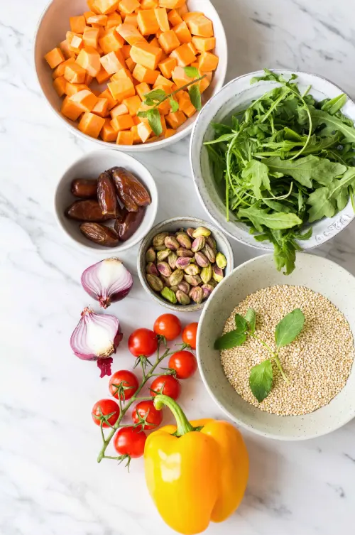 ensalada de colores a la parrilla