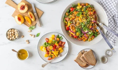 ensalada de colores a la parrilla